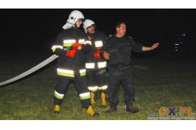 Wieczorne Ćwiczenia Strażackie w Gumnach