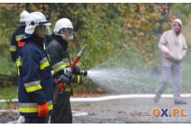 Górki Wielkie - ćwiczenia strażackie