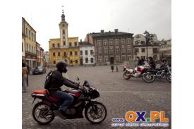 Motocykle na skoczowskim rynku