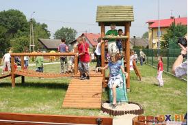 Otwarcie nowego placu zabaw w Hażlachu