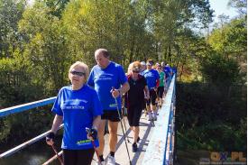 Skoczów: I Błękitny Marsz Nordic Walking (etap II)