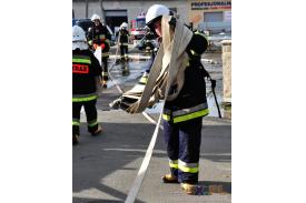 Cieszyn: ćwiczenia straży pożarnych