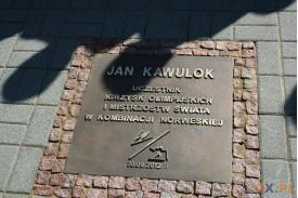 Odsłonięcie tablicy w Alei Gwiad w Wiśle - Jan Kawulok
