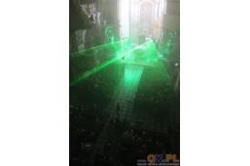 Muzyka sakralna w projekcji laserowej