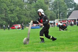 Hażlach: zawody  sportowo - pożarnicze