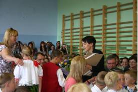 Krystyna Szumilas na zakończeniu roku szkolnego w Istebnej