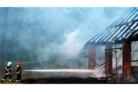 Pożar stodoły w Kiczycach