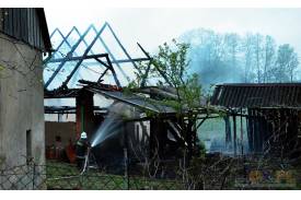 Pożar stodoły w Kiczycach