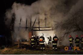 Pożar stodoły w Pierśćcu