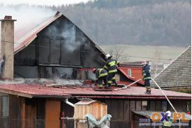 Pożar stolarni w Goleszowie