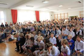 Rozpoczęcie roku szkolnego - ZS w Zebrzydowicach