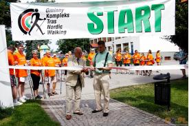 Otwarcie tras Nordic Walking w Dębowcu