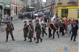 Obchody 100-lecia wymarszu Legionu Śląskiego z Cieszyna.