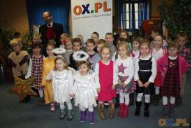 Przedszkolaki kolędowały w Redakcji OX.PL