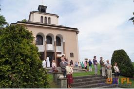 Skoczów - świąteczna msza sw. na szczycie wzgórza Kaplicówka