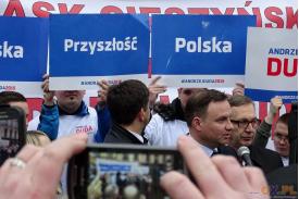 Wizyta w Cieszynie Andrzeja Dudy kandydata na prezydenta RP