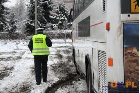  Skoczów - Policja i ITD kontrolują autokary