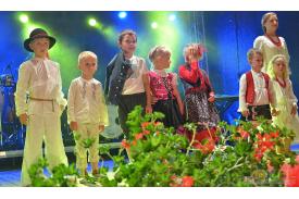 Pokaz mody folkowej w Wiśle