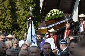 Pogrzeb Jana Sikory - gajdosza z Małej Łączki