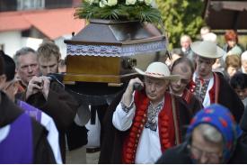 Pogrzeb Jana Sikory - gajdosza z Małej Łączki