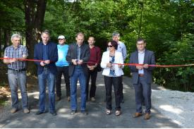 Inauguracja otwarcia ścieżki rowerowej Terlicko - Havirov