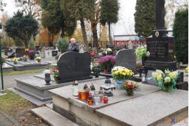 1 listopada na cmentarzu komunalnym w Cieszynie