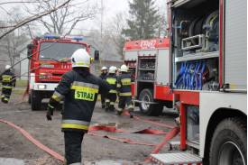 Ćwiczenia strażackie w Gminie Strumień