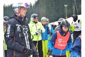 Prezydent Andrzej Duda na nartach w Istebnej