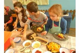 Warsztaty zdrowego gotowania dla dzieci.