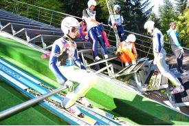 Trening otwarty kadr polskich skoczków narciarskich