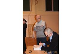 Spotkanie z Wojciechem Kiełkowskim w SP nr 1 w Chybiu