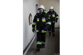 Ćwiczenia strażackie w Kończycach Małych