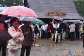 Gorolski Święto w strugach deszczu (niedziela)