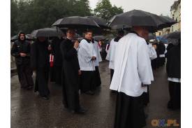 Deszczowa procesja w Cieszynie ku czci św. Melchiora