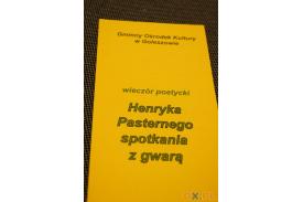 Wieczór poetycki Henryka Pasternego