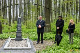 Odsłonięcie pomnika nagrobnego rodu Skoczowskich