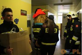 Strażacy w Szpitalu Śląskim w Cieszynie