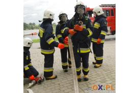 Ćwiczenia Straży Pożarnej w Zebrzydowicach