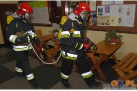 Ćwiczenia Straży Pożarnej w Zebrzydowicach