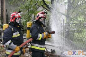 Ćwiczenia strażackie w Nierodzimiu