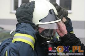 Ćwiczenia strażaków w Cieszynie