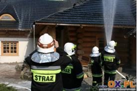 Ćwiczenia Straży Pożarnej w Ustroniu