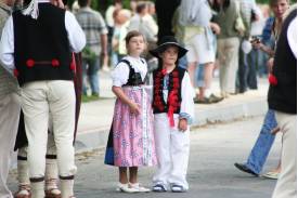 Korowód dożynkowy w Wiśle