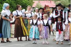 Korowód dożynkowy w Wiśle