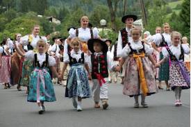 Korowód dożynkowy w Wiśle