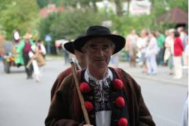 Korowód dożynkowy w Wiśle