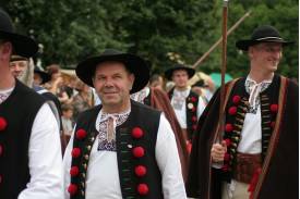 Korowód dożynkowy w Wiśle