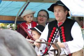 Korowód dożynkowy w Wiśle