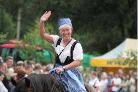 Korowód dożynkowy w Wiśle
