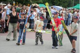 Korowód dożynkowy w Wiśle